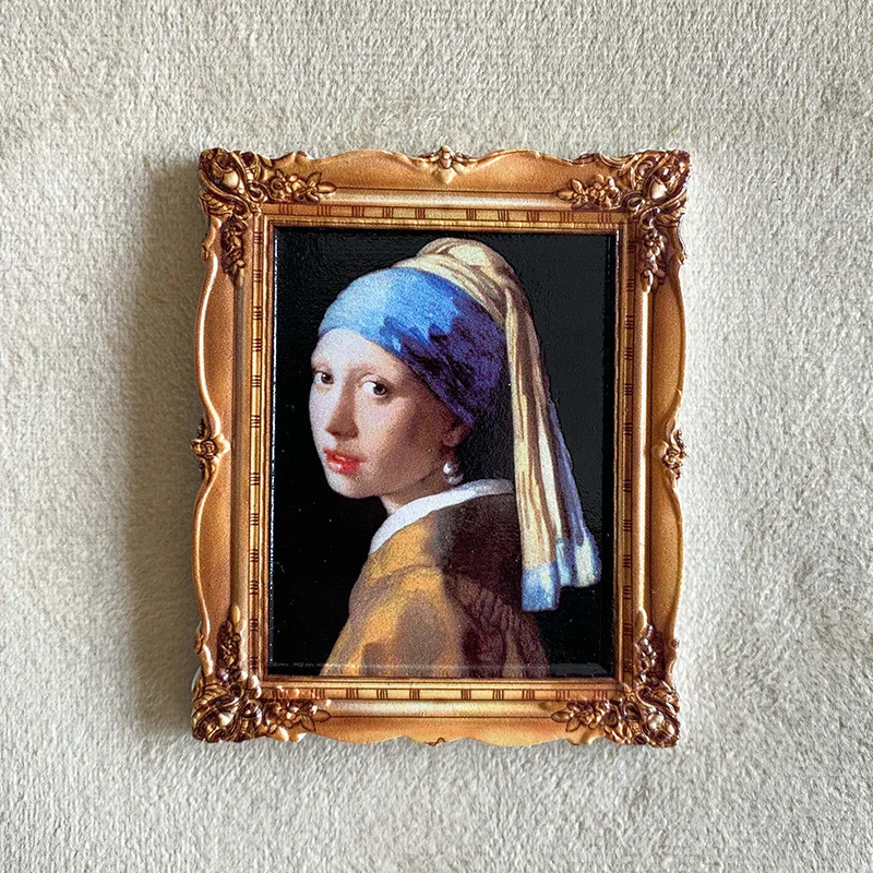 World Famous Painting Series: The Girl with the Pearl Earring Creative Home Decor3dRefrigerator Magnets Travel Souvenirs
World Famous Painting Series: The Girl with the Pearl Earring Creative Home Decor3dRefrigerator Magnets Travel Souvenirs