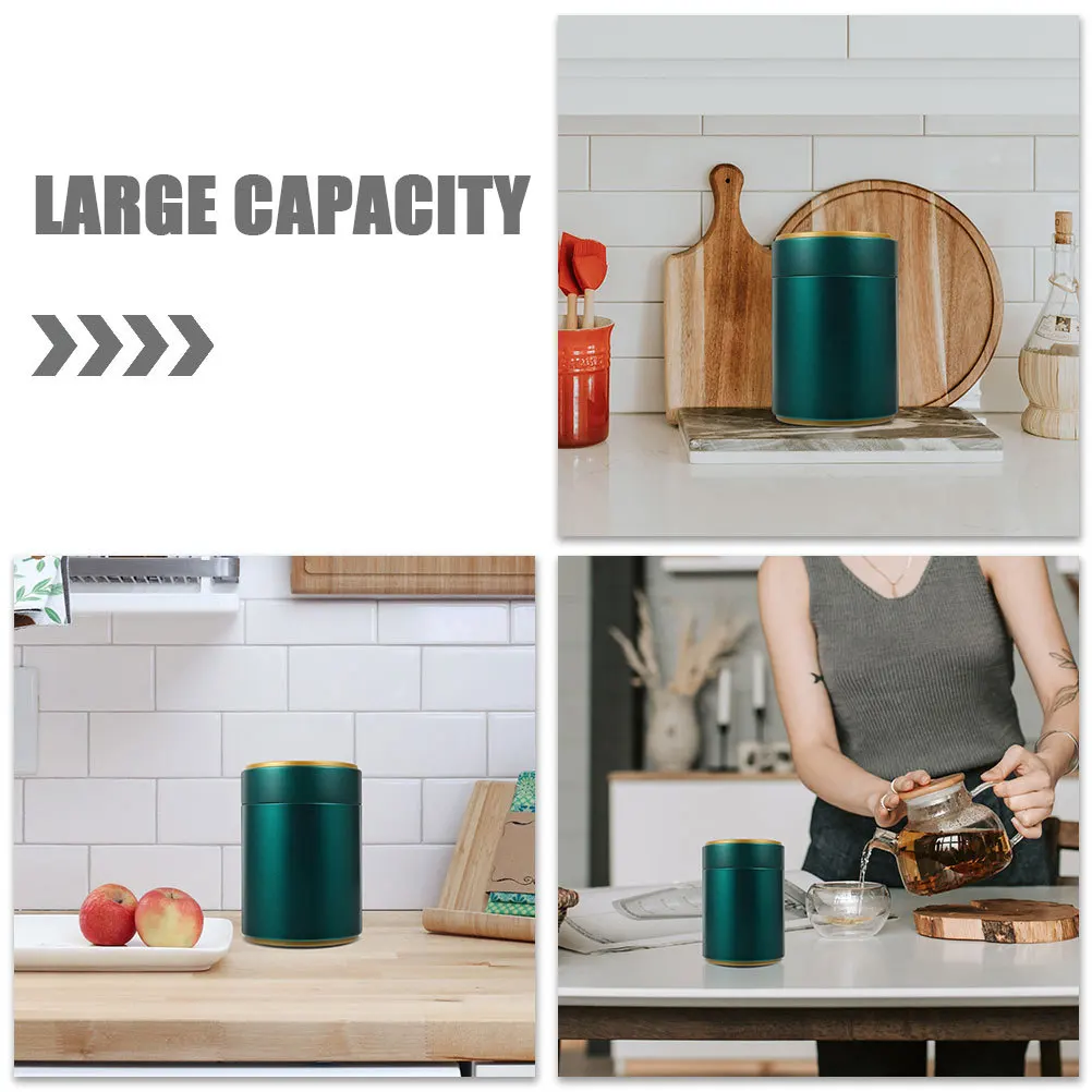 2Pcs Tea Canisters Large Capacity Tinplate Storage Jar Airtight Tea Container Kitchen Canister Sealed Dry Food Canister
2Pcs Tea Canisters Large Capacity Tinplate Storage Jar Airtight Tea Container Kitchen Canister Sealed Dry Food Canister