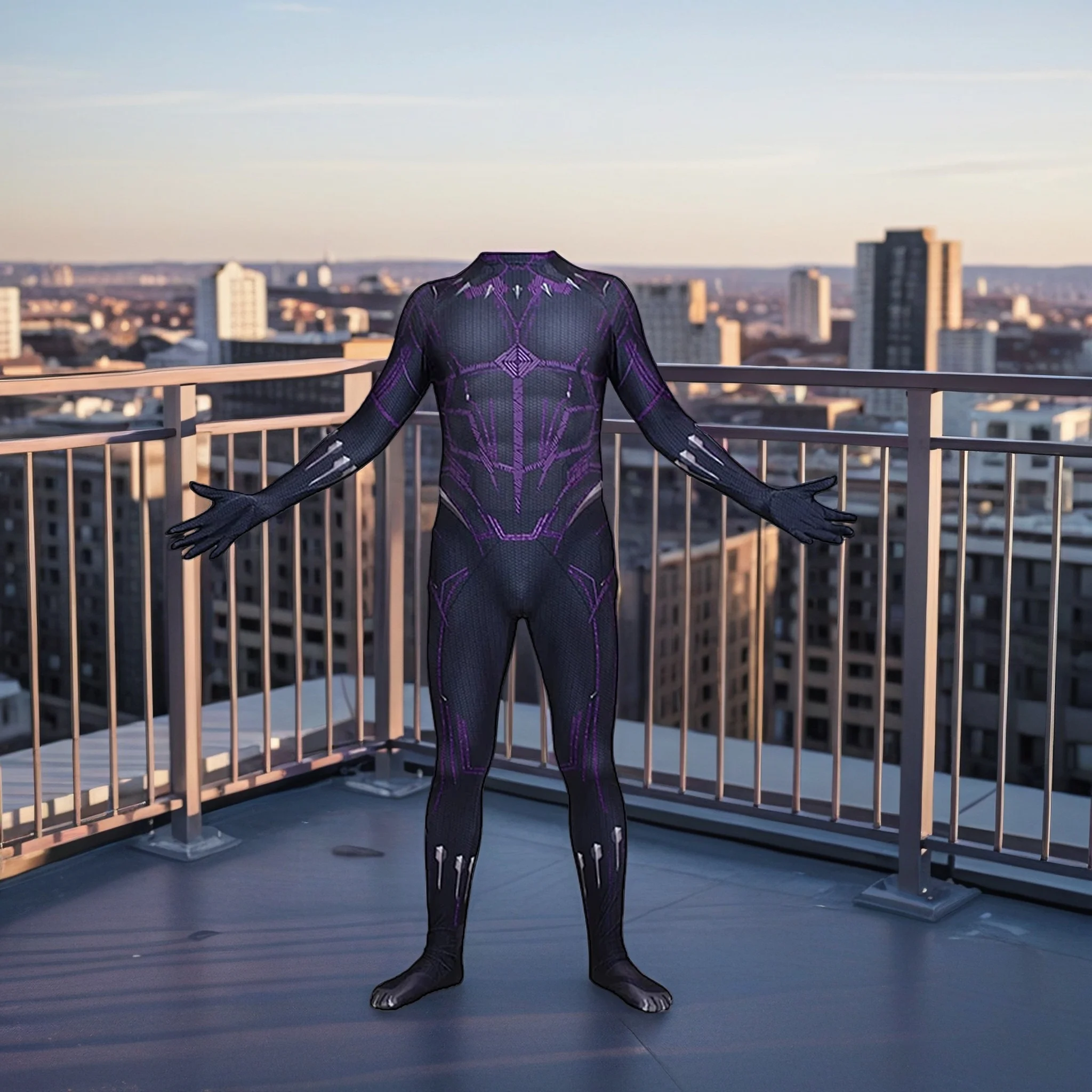 Adult Men Black Panther Cosplay Costume Superhero 3D Print Zentai Bodysuit Halloween Carnival Party Jumpsuit
Adult Men Black Panther Cosplay Costume Superhero 3D Print Zentai Bodysuit Halloween Carnival Party Jumpsuit