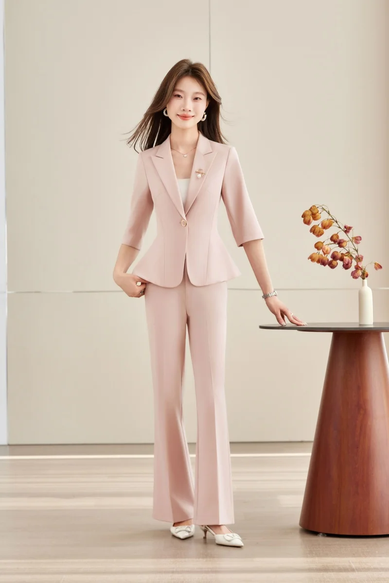 Alissa 2026 Модный профессиональный женский костюм: высококачественный комплект из двух предметов (брюки + пиджак) для весны и лета, новинка
Alissa 2026 Модный профессиональный женский костюм: высококачественный комплект из двух предметов (брюки + пиджак) для весны и лета, новинка