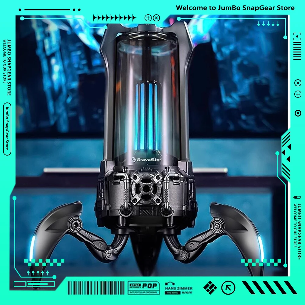 GravaStars Speaker Light Scorpion Alien Mecha Bluetooth E-Sports Wireless Speaker Desktop Setup High Sound Quality Birthday Gift
GravaStars Speaker Light Scorpion Alien Mecha Bluetooth E-Sports Wireless Speaker Desktop Setup High Sound Quality Birthday Gift