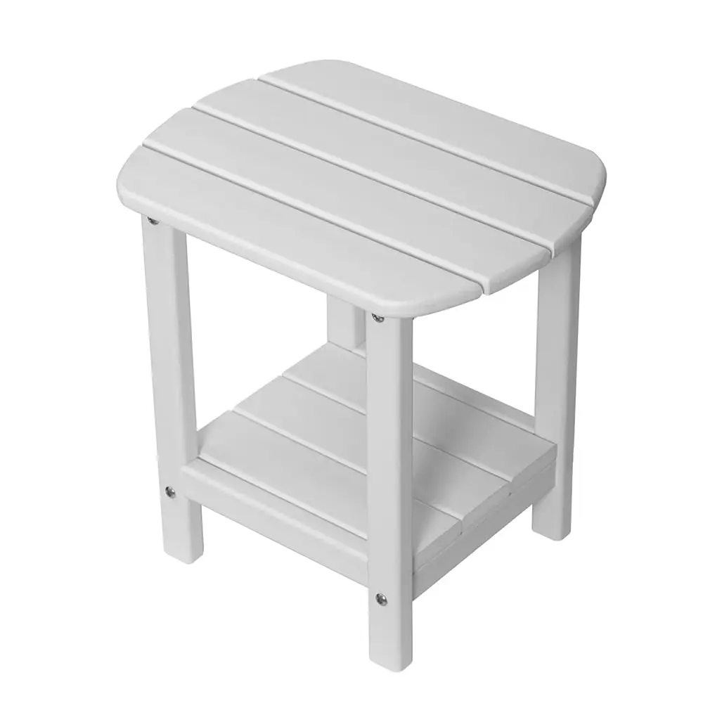 Adironda Side Table 16.5"" Outdoor Side Table Hdpe Plastic Double Adironda End Table Small Table For Patio (White)
Adironda Side Table 16.5"" Outdoor Side Table Hdpe Plastic Double Adironda End Table Small Table For Patio (White)