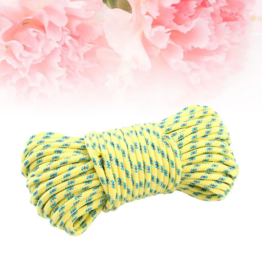 20 M Thickened Reflective Pull Rope Parachute Cord Lanyard Windproof Yellow 550
20 M Thickened Reflective Pull Rope Parachute Cord Lanyard Windproof Yellow 550
