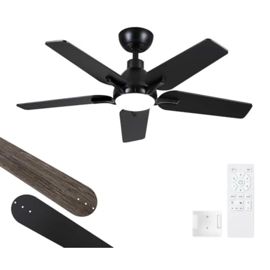 Ceiling Fans with Lights: Indoor Ceiling Fan for Bedroom Living Room - 5 Blades Dimmable Small Ceiling Fans with Remote Control
Ceiling Fans with Lights: Indoor Ceiling Fan for Bedroom Living Room - 5 Blades Dimmable Small Ceiling Fans with Remote Control