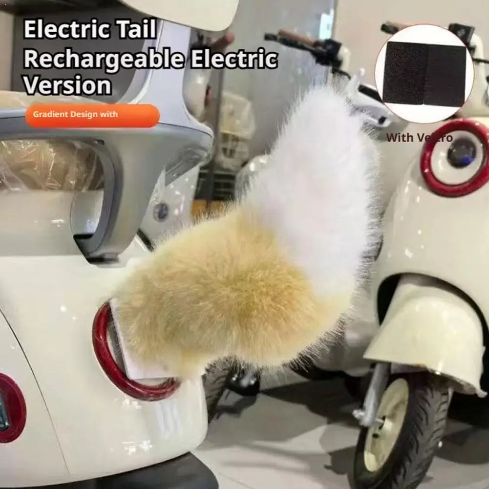 Remote Control Electric Tail Fluffy Realistic Wagging Moving Tail For Car Decor Self-adhesive Rechargeable Car Accessories 1PCS
Remote Control Electric Tail Fluffy Realistic Wagging Moving Tail For Car Decor Self-adhesive Rechargeable Car Accessories 1PCS