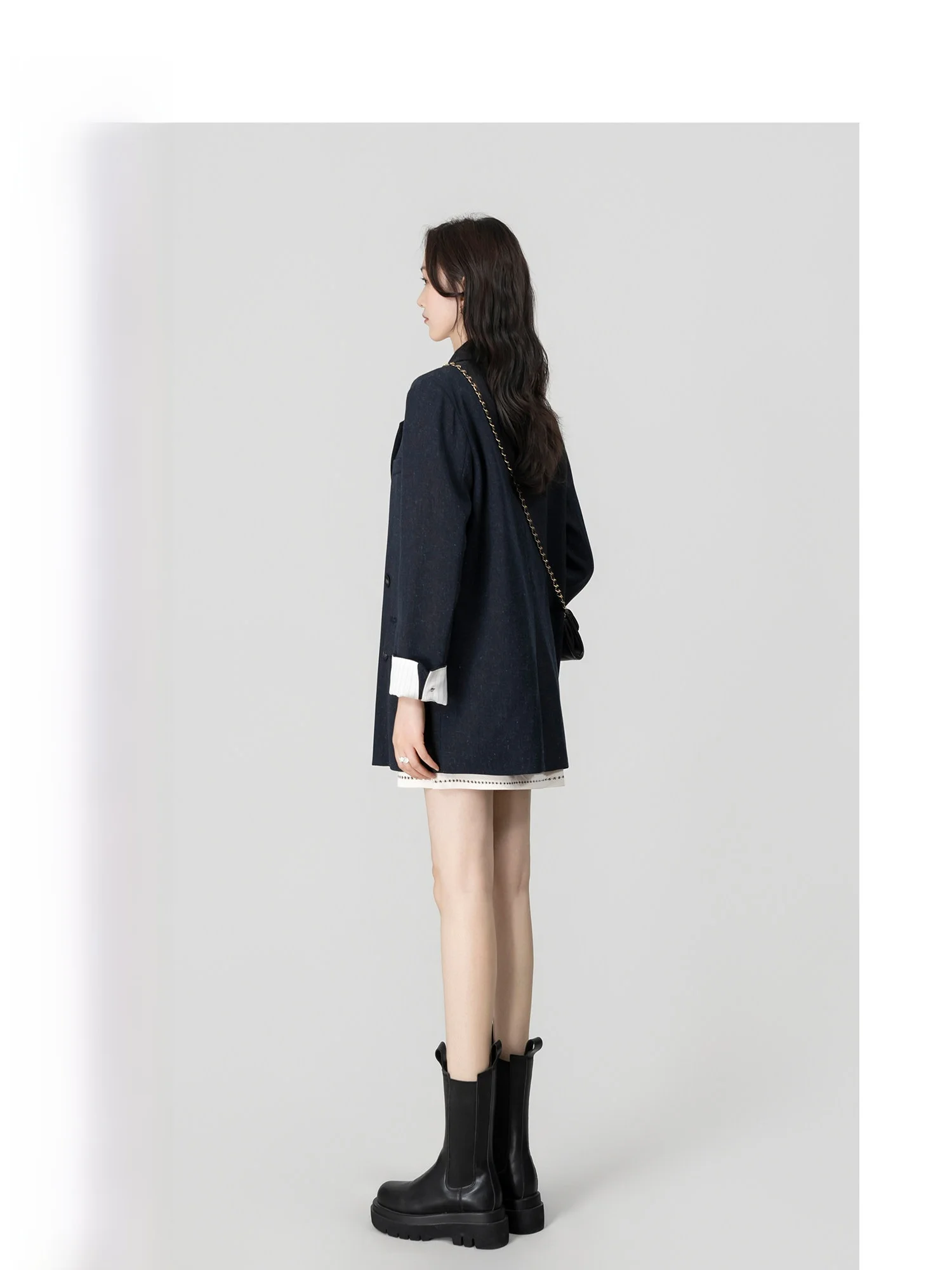 Wavy Egg Korean Style Casual Women's Suit Jacket Spring Fashionable Small Size High-End Feeling Long Sleeve Ladies
Wavy Egg Korean Style Casual Women's Suit Jacket Spring Fashionable Small Size High-End Feeling Long Sleeve Ladies