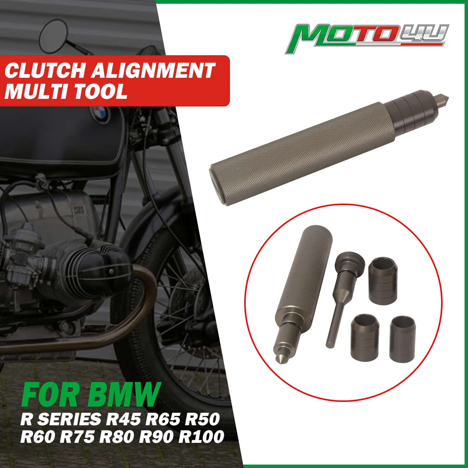 For BMW R Series R45 R65 R50 R60 R75 R80 R90 R100 Clutch Alignment Multi Tool Full Set Aluminium Accessories