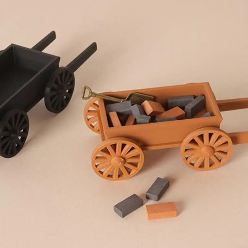 Miniature Wagon Cart For Dollhouses Furniture And Backyard Decoration In Black Or Brown A2UB
Miniature Wagon Cart For Dollhouses Furniture And Backyard Decoration In Black Or Brown A2UB
