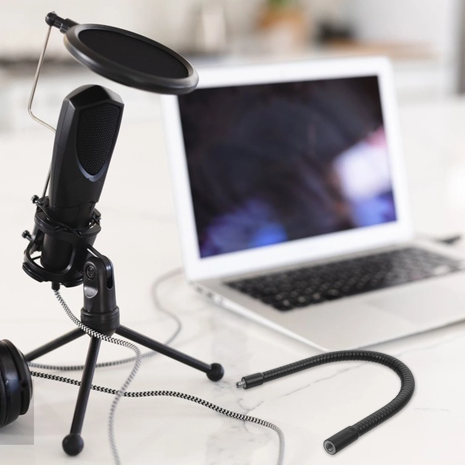 Mobile Phone Holder Extension Tube 30cm Desk Mic Stand Bendable Metal Pole Mount Accessories for Camera Smartphone
Mobile Phone Holder Extension Tube 30cm Desk Mic Stand Bendable Metal Pole Mount Accessories for Camera Smartphone