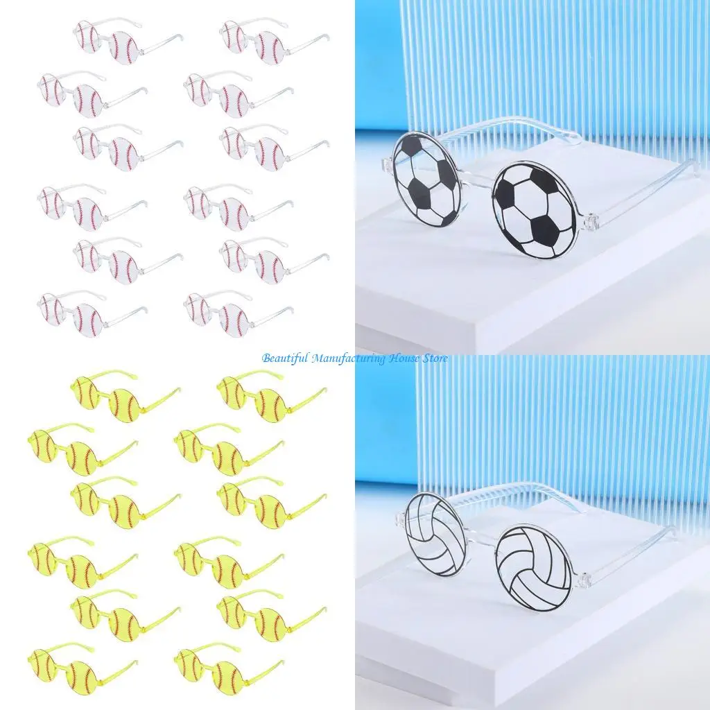 E56A 12Pcs Volleyball Glasses Perfect for Senior Night Party Favor Team Gift Eyeglasses for Player Coaches Ball Sport Fan
E56A 12Pcs Volleyball Glasses Perfect for Senior Night Party Favor Team Gift Eyeglasses for Player Coaches Ball Sport Fan