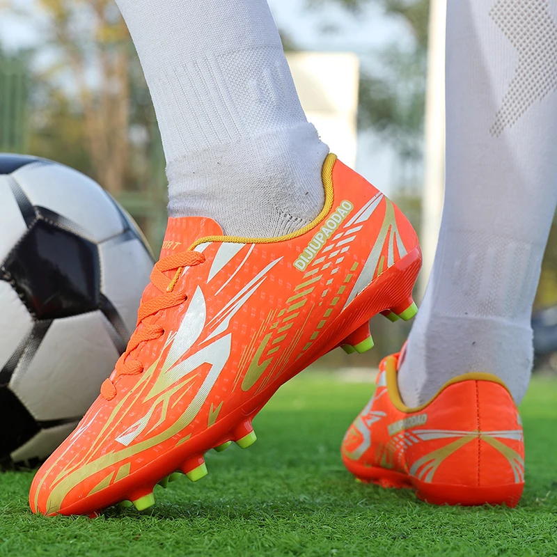 Mid Top All Ground Soccer Boots Shock Absorbing Footbed Stable Anti Slip Stud Sole Breathable Men Lawn Training Competition
Mid Top All Ground Soccer Boots Shock Absorbing Footbed Stable Anti Slip Stud Sole Breathable Men Lawn Training Competition