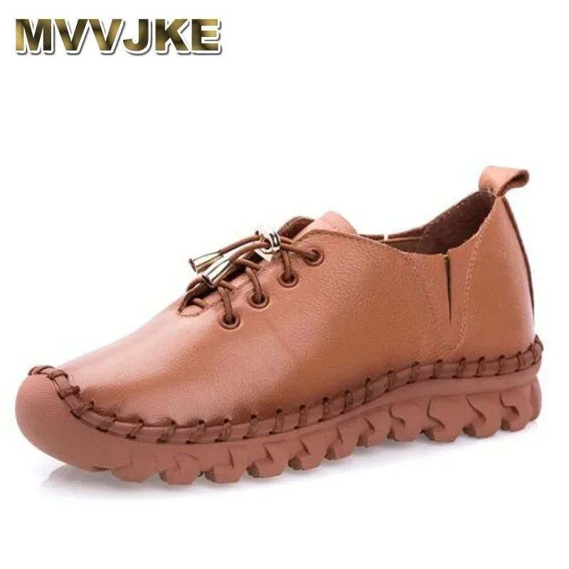 2025 Footwear Women's Handmade Shoes Genuine Leather Flats Lacing Mother Shoe Woman Loafers Soft Single Casual Shoes
2025 Footwear Women's Handmade Shoes Genuine Leather Flats Lacing Mother Shoe Woman Loafers Soft Single Casual Shoes
