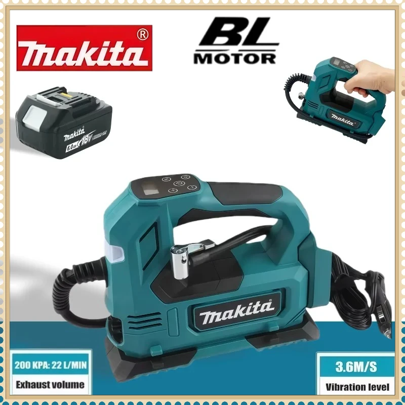 Makita brushless air Pump Lithium-Ion Cordless Air Inflator Portable Tyre Pump with Digital Display for Cars & Motorcycles Tool
Makita brushless air Pump Lithium-Ion Cordless Air Inflator Portable Tyre Pump with Digital Display for Cars & Motorcycles Tool