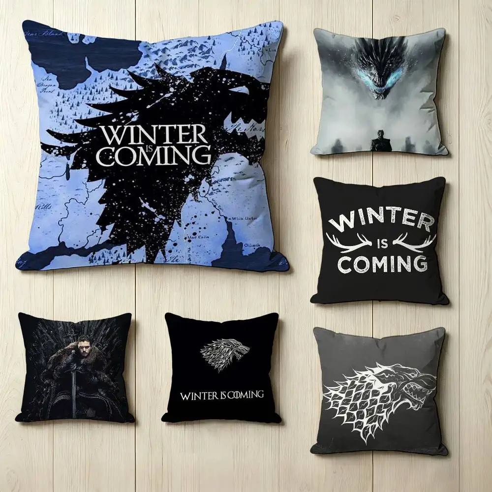 Family Quote W-Winter is Coming Square Double-Sided printed Pillow Case Bedroom Bedside Pillow Sofa Cushion Cover
Family Quote W-Winter is Coming Square Double-Sided printed Pillow Case Bedroom Bedside Pillow Sofa Cushion Cover