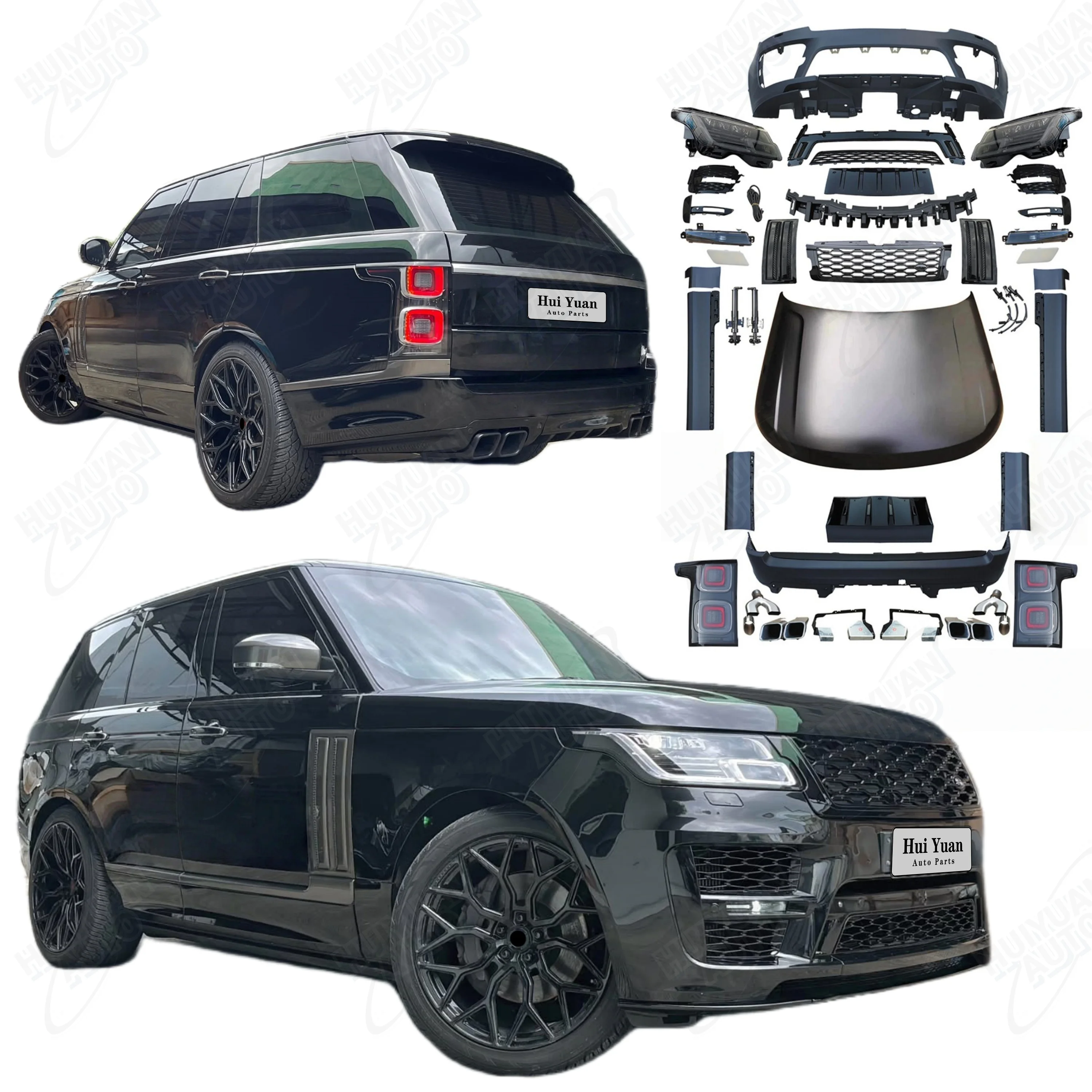 High Quality Body Kit for Range Rover Vogue L405 2013-2017 Upgrade to 2022 SVO Model Newest Product No Cutting Auto Spare Parts
High Quality Body Kit for Range Rover Vogue L405 2013-2017 Upgrade to 2022 SVO Model Newest Product No Cutting Auto Spare Parts