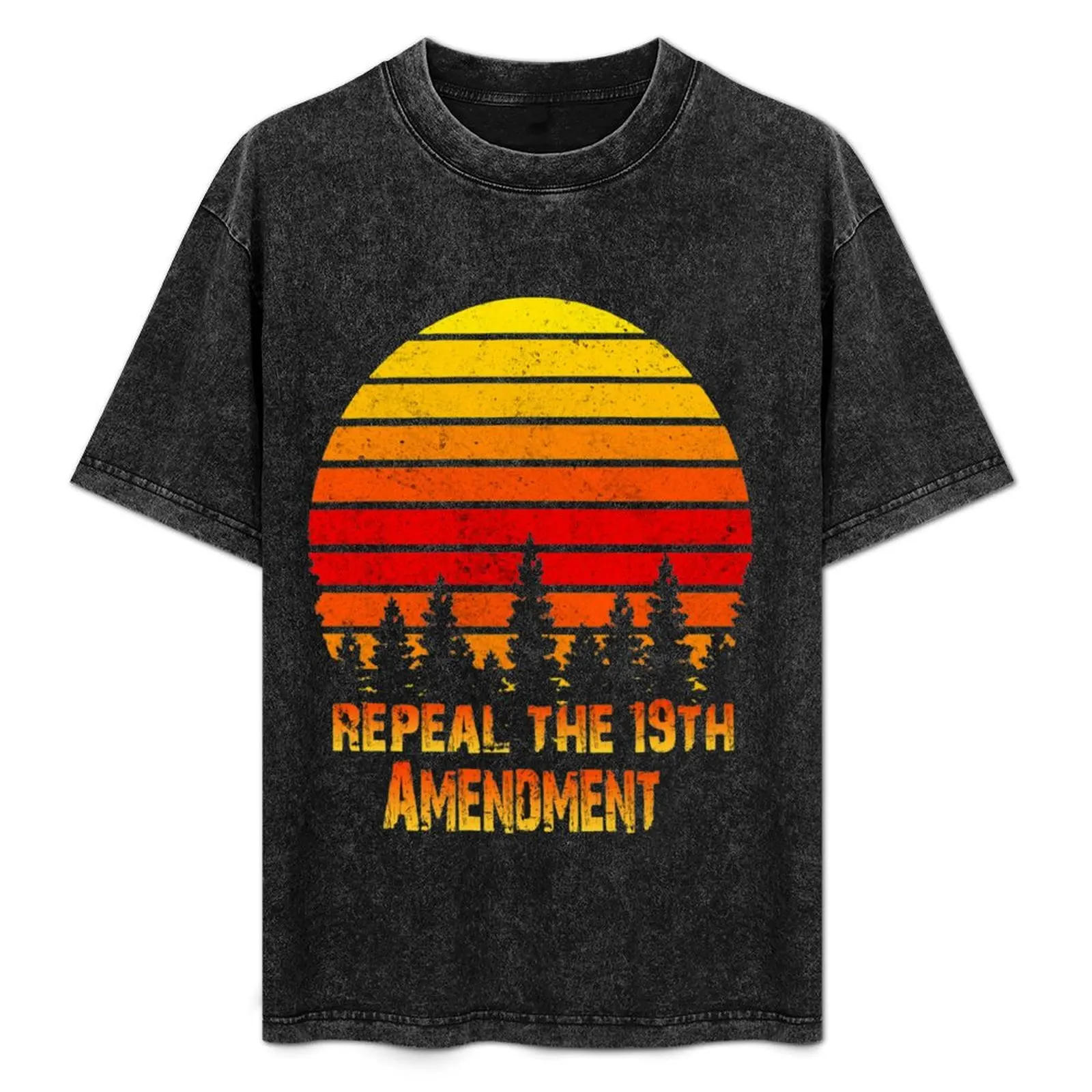 Repeal the 19th amendment Retro T-Shirt Casual Simple Design Short Sleeve Shirt
Repeal the 19th amendment Retro T-Shirt Casual Simple Design Short Sleeve Shirt