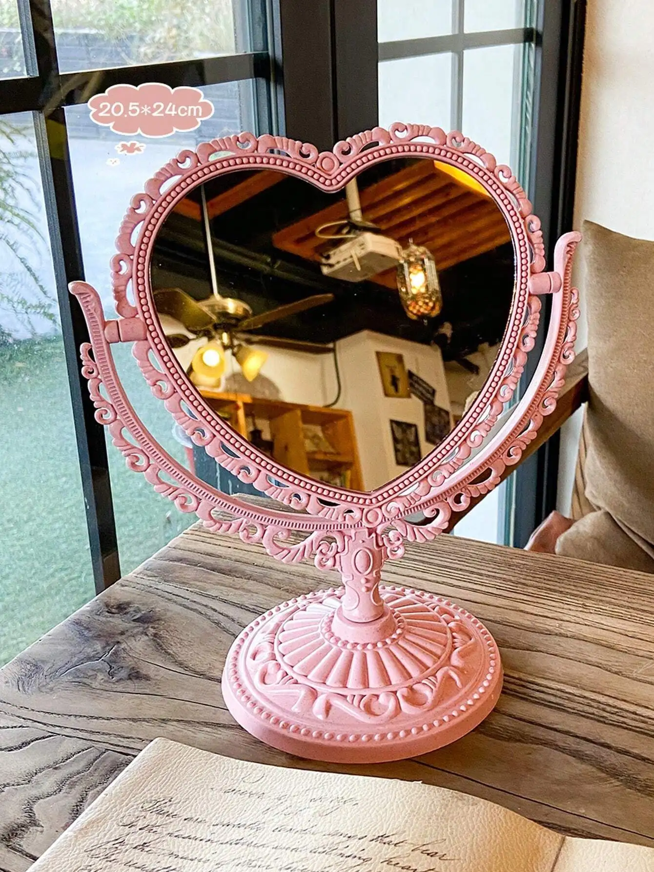 Heart Design Desktop Makeup Mirror Y2K-Style Cosmetic Mirror, Vanity Mirror, Living Room Home Bedroom Bathroom House Decor, Travel Stuff, Wedding, Party, Birthday, Gifts For Men Mom Dad Best Friends Teacher, New Years, Accessories, Funny Gift,Makeup,Cheap
Heart Design Desktop Makeup Mirror Y2K-Style Cosmetic Mirror, Vanity Mirror, Living Room Home Bedroom Bathroom House Decor, Travel Stuff, Wedding, Party, Birthday, Gifts For Men Mom Dad Best Friends Teacher, New Years, Accessories, Funny Gift,Makeup,Cheap