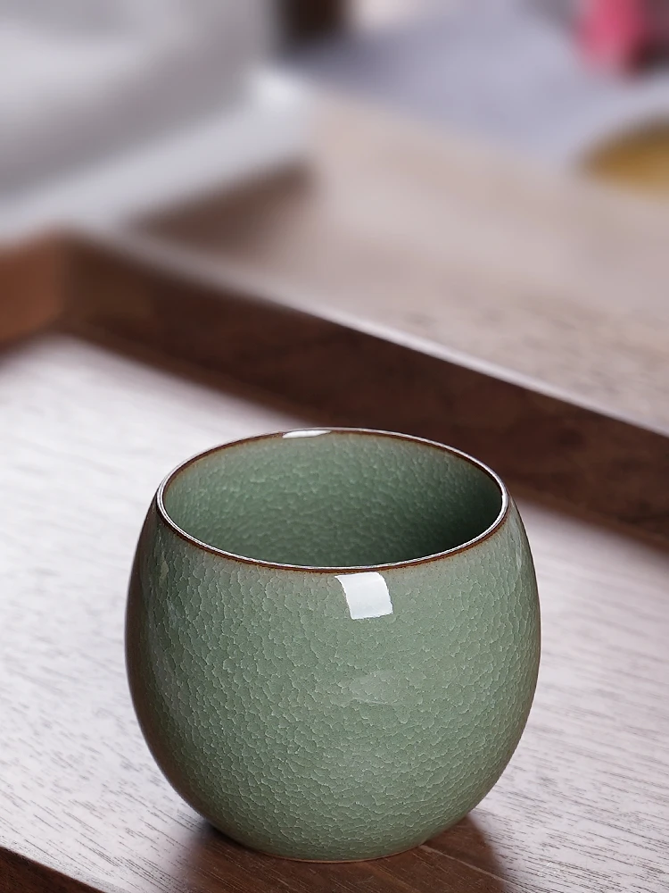 High-End Men's Personal Gongfu Tea Cup Qingbai Glazed Fi Roe Patterned Fraance Retention Cup Cerc Handmade Traditional...
High-End Men's Personal Gongfu Tea Cup Qingbai Glazed Fi Roe Patterned Fraance Retention Cup Cerc Handmade Traditional...
