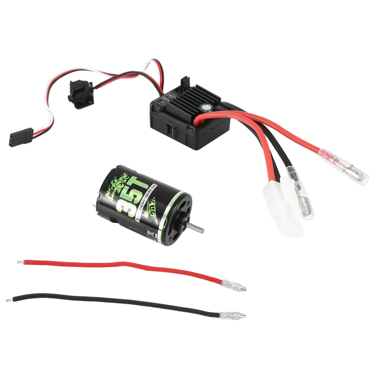 AM-540 Матовый двигатель 35T с матовым ESC 1060 60A 2-3S LiPo Водонепроницаемый электрический регулятор скорости для радиоуправляемого автомобиля 1/10
AM-540 Матовый двигатель 35T с матовым ESC 1060 60A 2-3S LiPo Водонепроницаемый электрический регулятор скорости для радиоуправляемого автомобиля 1/10