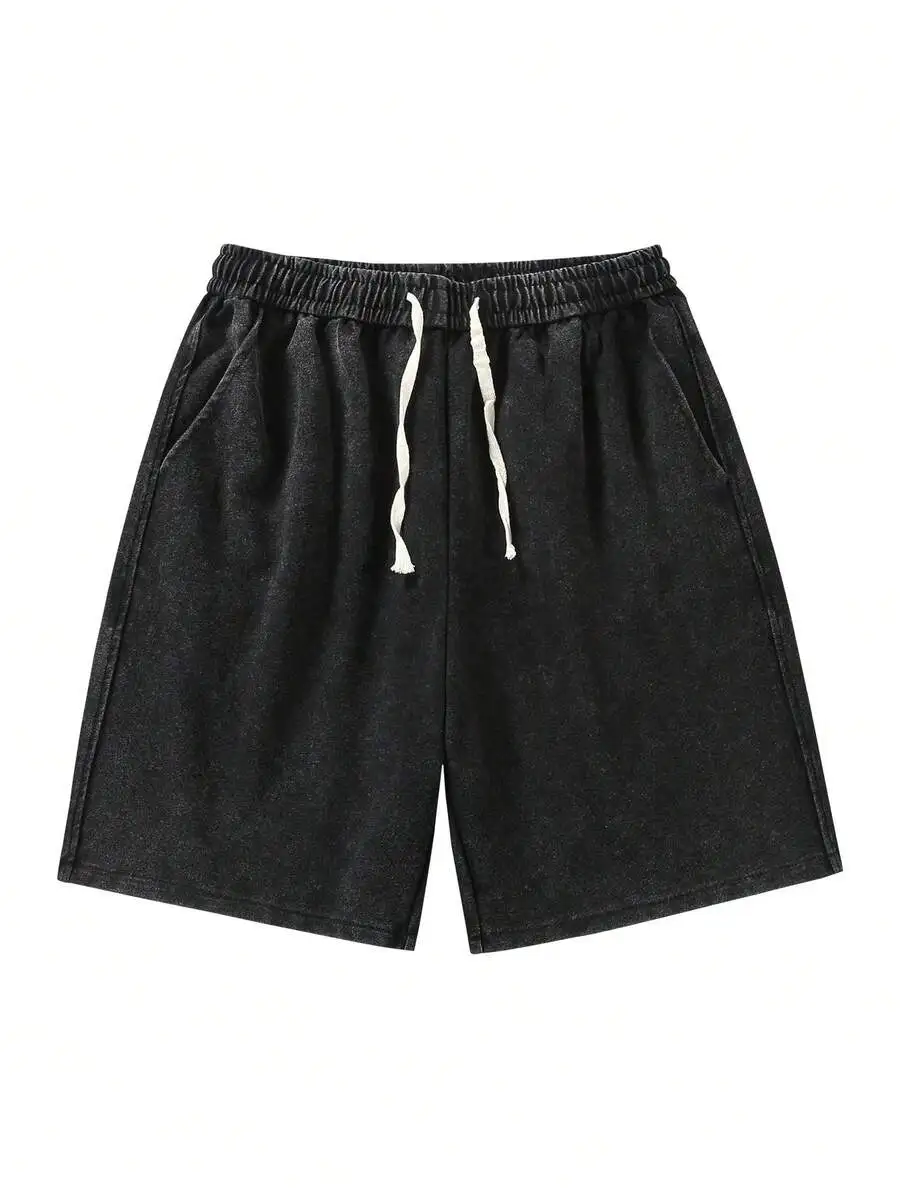 Mens Washed Vintage Casual Shorts With Drawstring Waist
Mens Washed Vintage Casual Shorts With Drawstring Waist