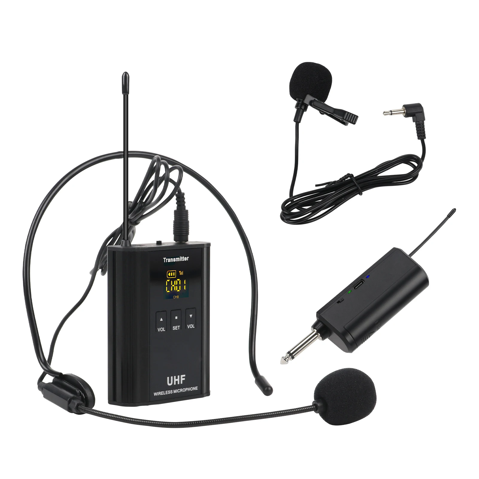 XTUGA U201 Wireless Microphone 50m Transmission Distance Mic Handheld Microphone Headset Lavalier Microphone For Live Smartphone 
XTUGA U201 Wireless Microphone 50m Transmission Distance Mic Handheld Microphone Headset Lavalier Microphone For Live Smartphone