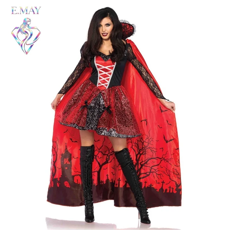 Halloween Witch Zombie Devil Queen Costume Makeup Masquerade Performance Role-playing Outfit Women's Traditional Costume
Halloween Witch Zombie Devil Queen Costume Makeup Masquerade Performance Role-playing Outfit Women's Traditional Costume