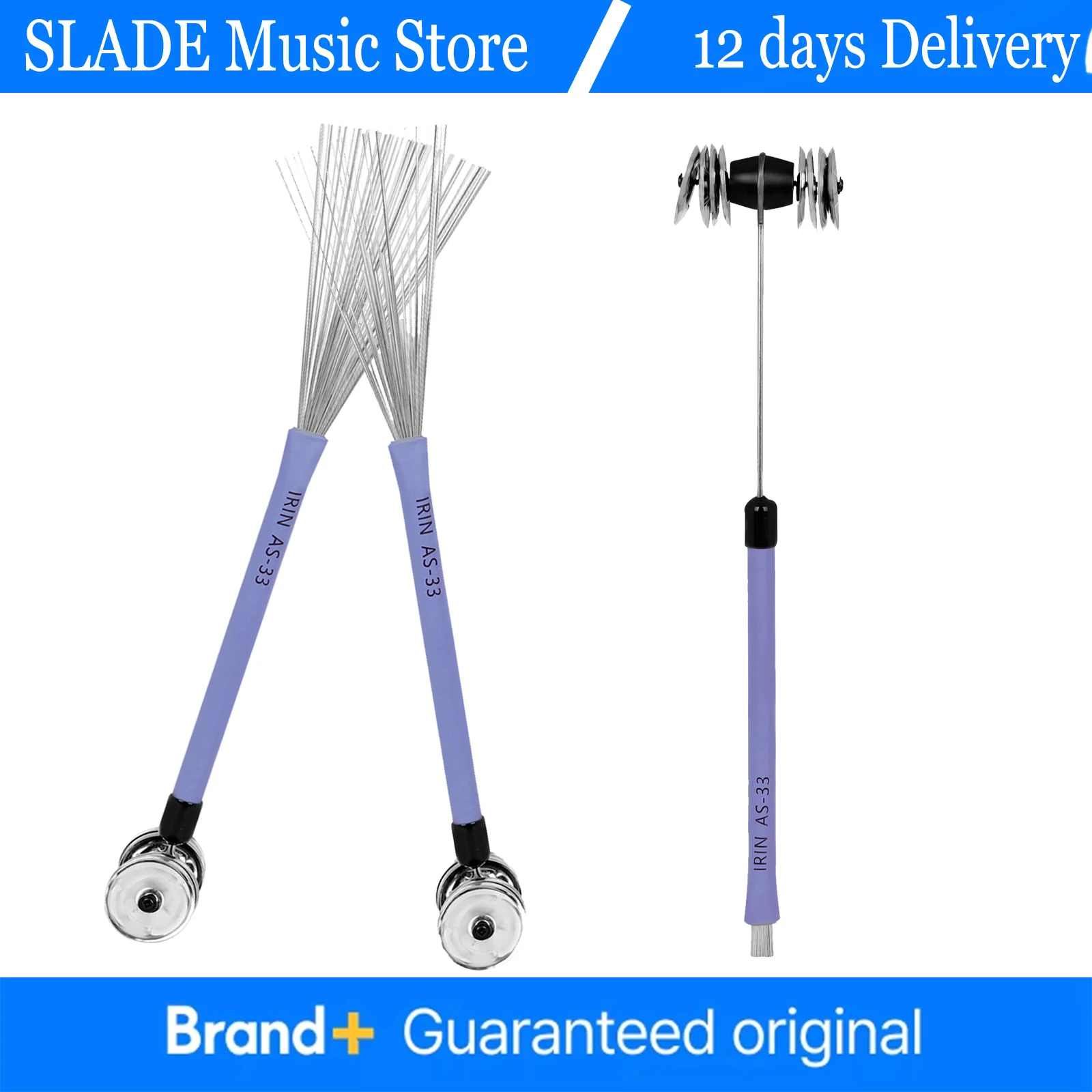 AS-33 1 пара, чехол для барабана, проволочная щетка для барабана с ритмическим колокольчиком, профессиональные аксессуары для ударных музыкальных инструментов
AS-33 1 пара, чехол для барабана, проволочная щетка для барабана с ритмическим колокольчиком, профессиональные аксессуары для ударных музыкальных инструментов