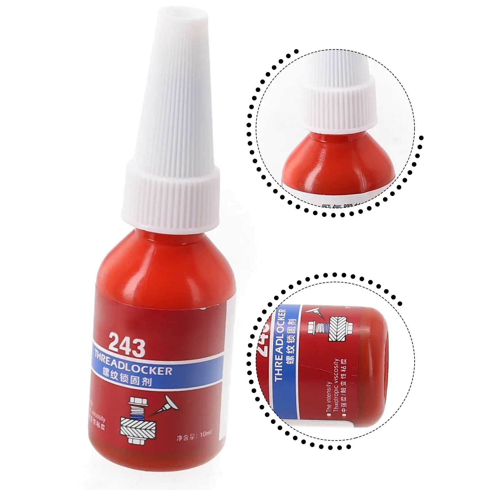 10ml Threadlocker 222/242/243/262/263/271/277/290 Anaerobic Adhesive Fit Screw Rust / Screw Not Tight For Pipe Thread Home
10ml Threadlocker 222/242/243/262/263/271/277/290 Anaerobic Adhesive Fit Screw Rust / Screw Not Tight For Pipe Thread Home