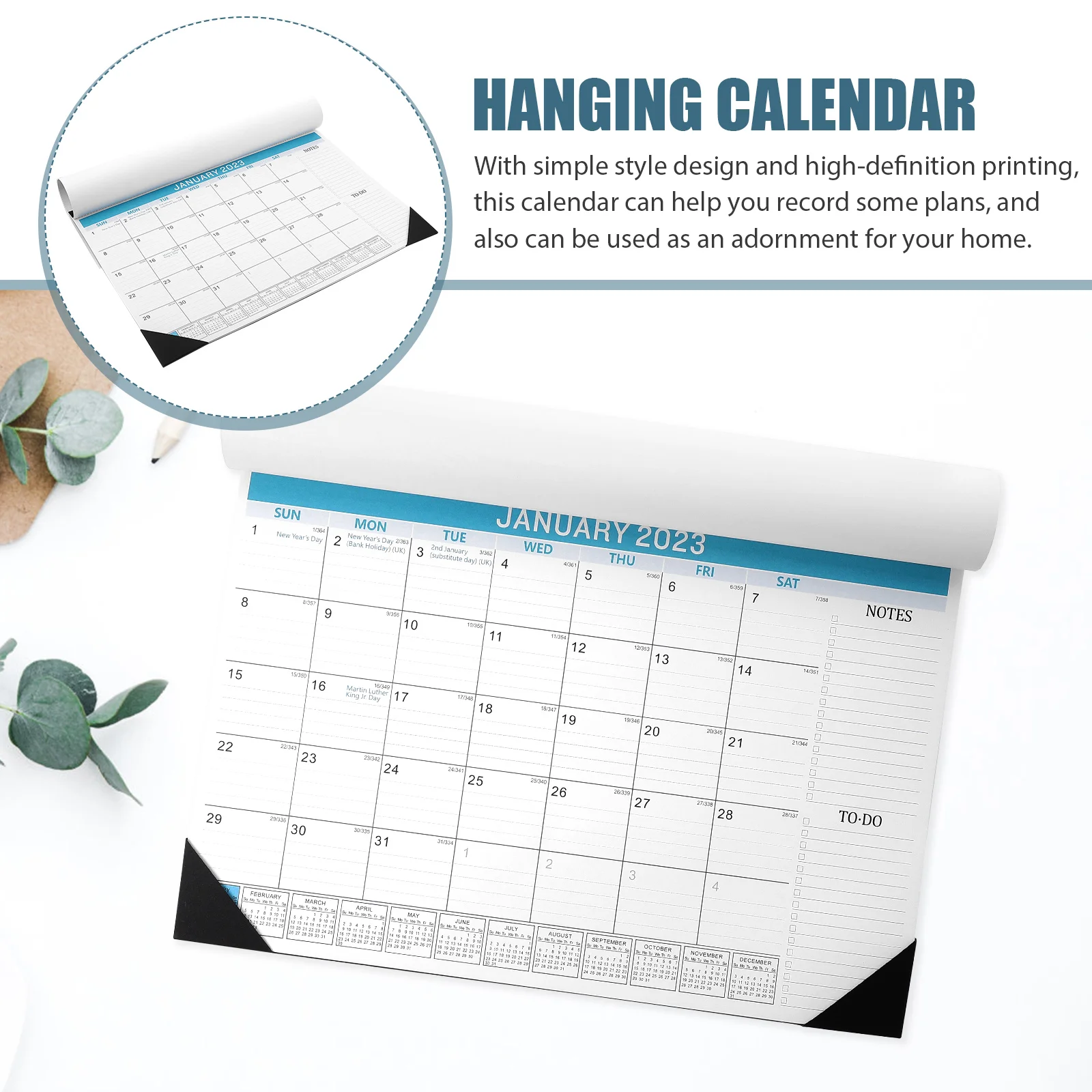 Wall 2024 Hanging Calendar Decorative Monthly Planner For Home Office School Dormitory Blue Easy Writing Surface Agenda
Wall 2024 Hanging Calendar Decorative Monthly Planner For Home Office School Dormitory Blue Easy Writing Surface Agenda