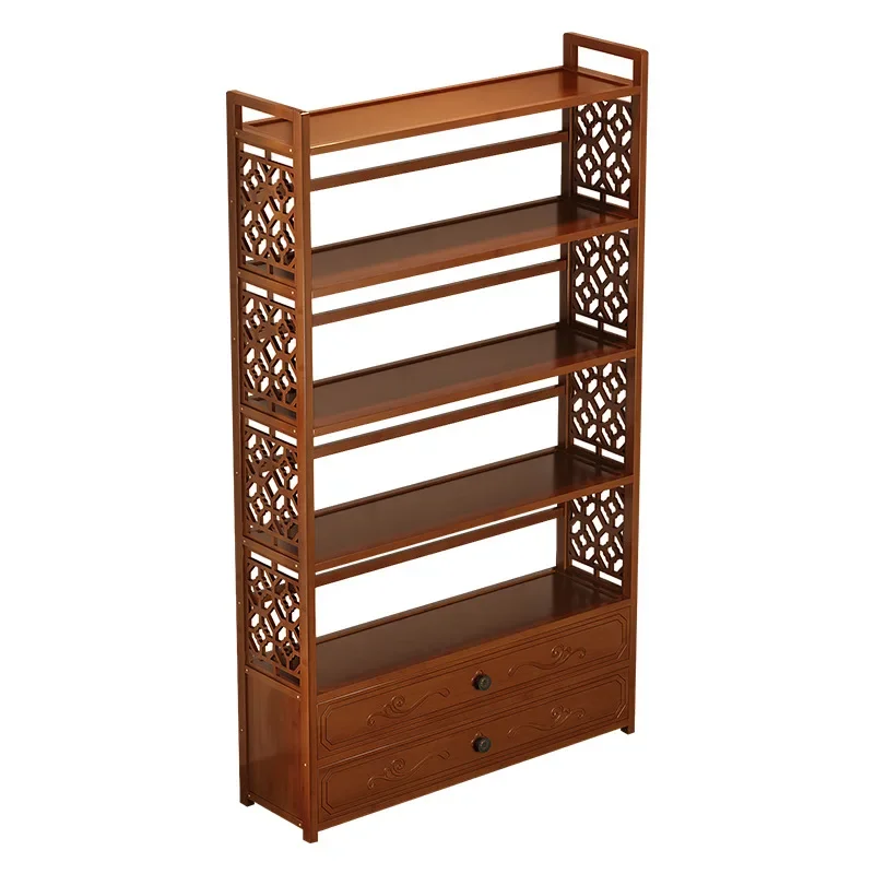 New Chinese style with pumping Bogu shelf, simple multi-layer bookshelf for home use, multi-functional living room ornament
New Chinese style with pumping Bogu shelf, simple multi-layer bookshelf for home use, multi-functional living room ornament