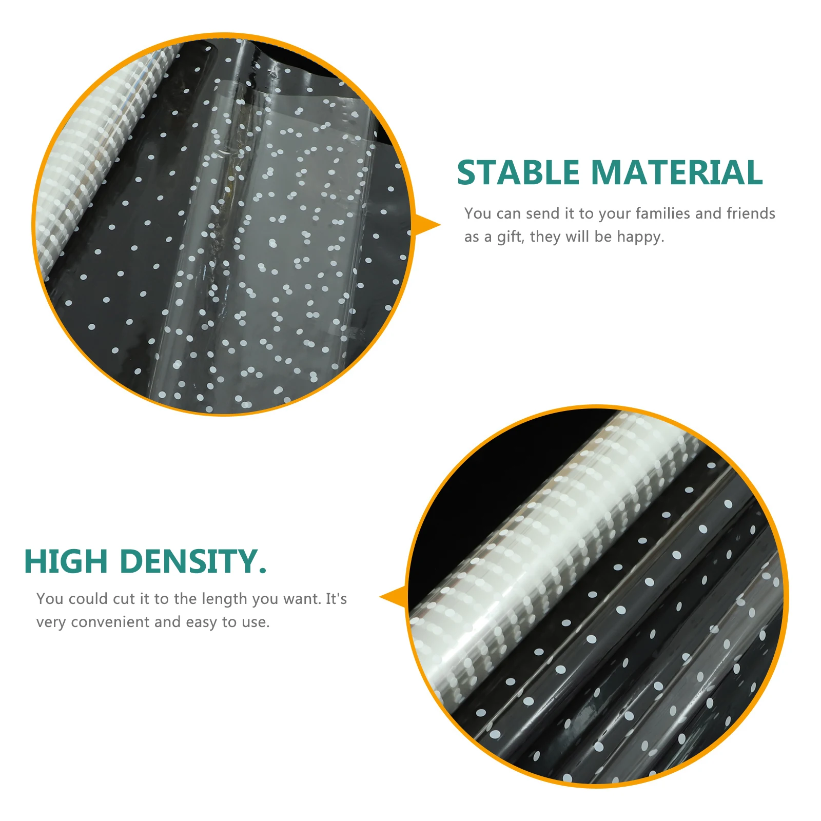 Dot Pattern Cellophane Wrap Paper 40CMx30M White Small Dots Gift Flower Food Packaging Film Transparent
Dot Pattern Cellophane Wrap Paper 40CMx30M White Small Dots Gift Flower Food Packaging Film Transparent