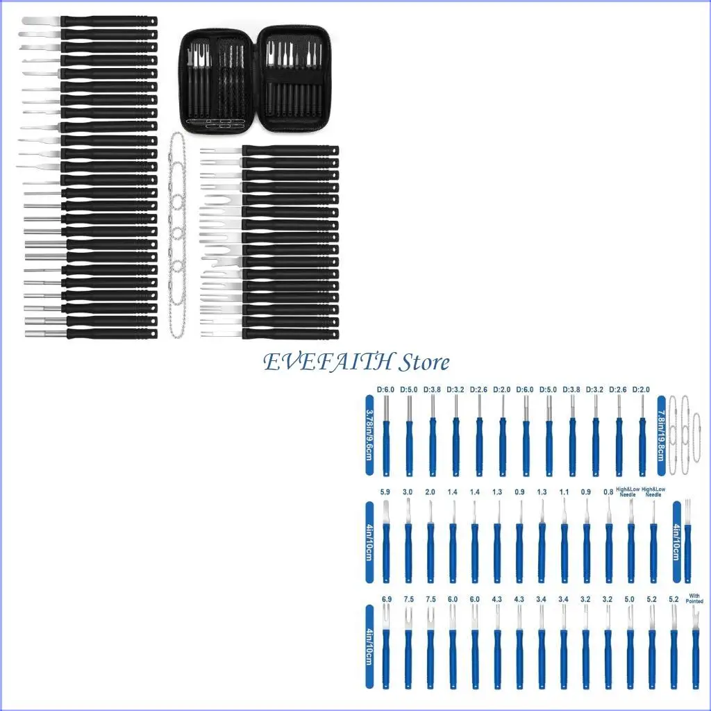 124B Universal Car Terminal Pin Extractor Separator Tool Set For Precise And Damage Proof Wire Disassembly
124B Universal Car Terminal Pin Extractor Separator Tool Set For Precise And Damage Proof Wire Disassembly