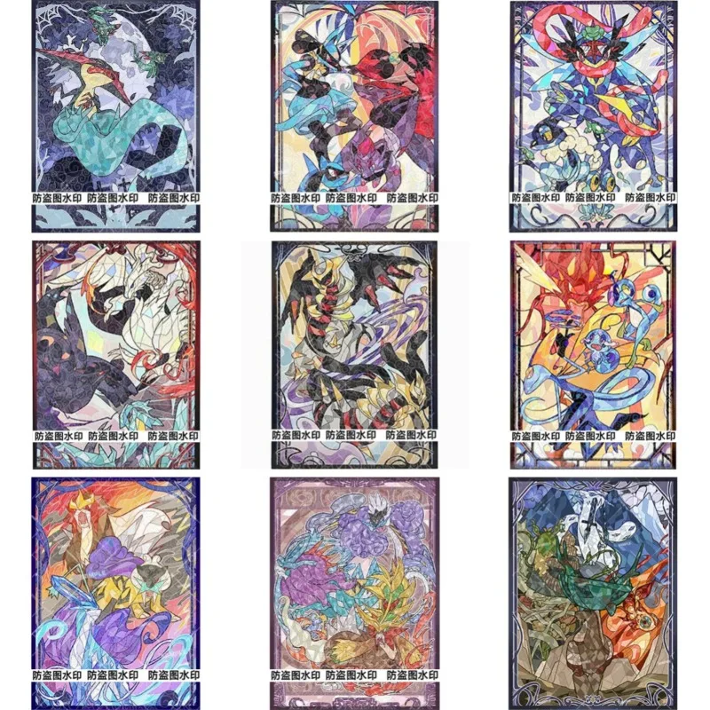 50pcs PTCG Dragapult Zoroark Glass Painted Card Holder Greninja Giratina Treasures of Ruin Game Collection Card Protective Cover
50pcs PTCG Dragapult Zoroark Glass Painted Card Holder Greninja Giratina Treasures of Ruin Game Collection Card Protective Cover