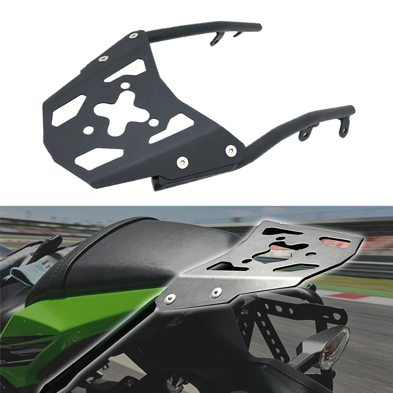 Motorcycle Rear Luggage Rack Carrier Support Shelf Holder Trunk Bracket Fit For KAWASAKI For Ninja 65 EX650 Z 650 2017-2024 2023
Motorcycle Rear Luggage Rack Carrier Support Shelf Holder Trunk Bracket Fit For KAWASAKI For Ninja 65 EX650 Z 650 2017-2024 2023