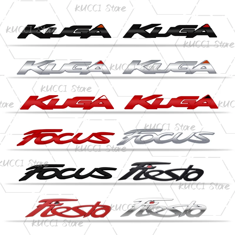 3D Car Sticker For Ford Fiesta Focus ST Kuga Logo lettering MK2 MK3 MK5 MK4 Metal Emblem Badge Decals Decorative Accessories
3D Car Sticker For Ford Fiesta Focus ST Kuga Logo lettering MK2 MK3 MK5 MK4 Metal Emblem Badge Decals Decorative Accessories