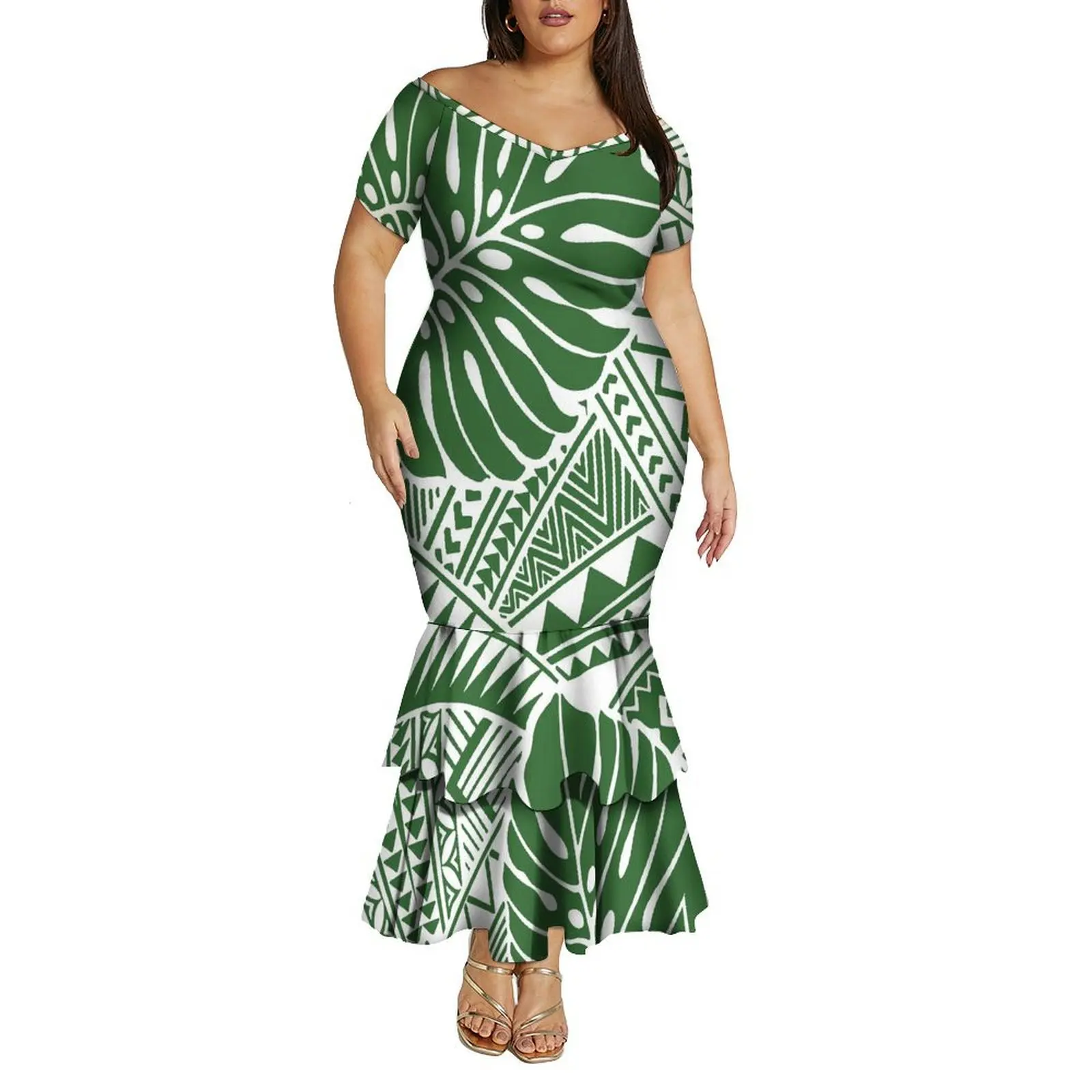High-Quality Polynesian Women'S Short-Sleeved Fitted Dress Samoan Short-Sleeved A-Line Fish-Tail Skirt 2026 New Style Tight Fit
High-Quality Polynesian Women'S Short-Sleeved Fitted Dress Samoan Short-Sleeved A-Line Fish-Tail Skirt 2026 New Style Tight Fit