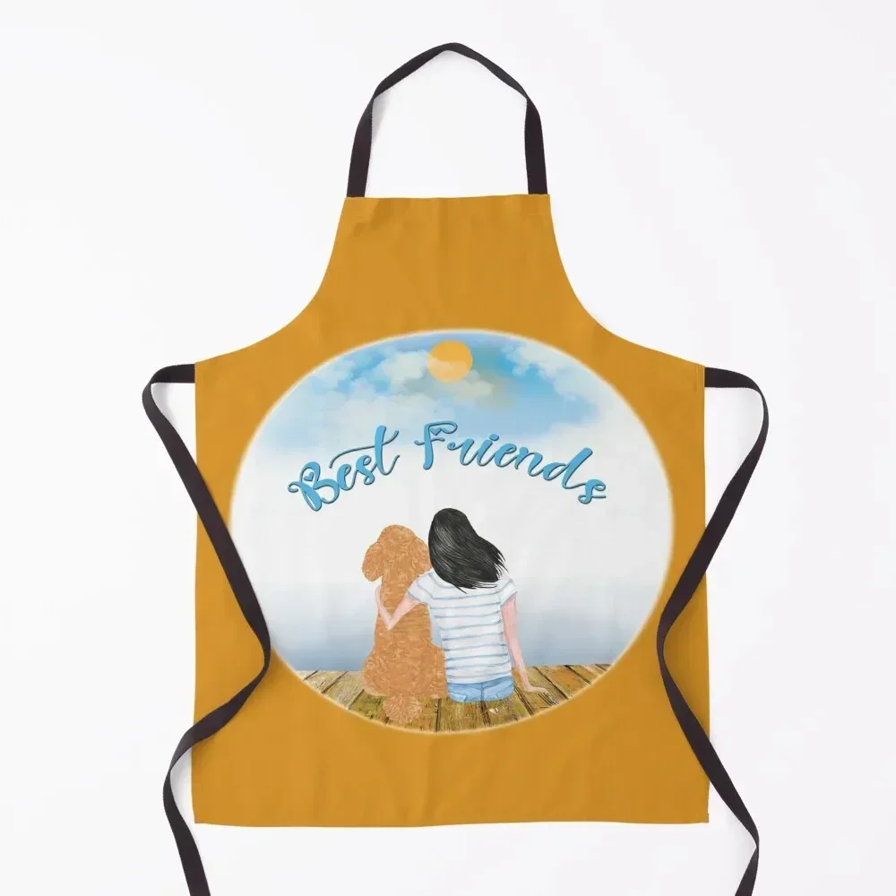 Best Friends! A Girl and her Goldendoodle! Apron kitchen clothes for men Kitchen Items For Home Cute Kitchen Apron
Best Friends! A Girl and her Goldendoodle! Apron kitchen clothes for men Kitchen Items For Home Cute Kitchen Apron