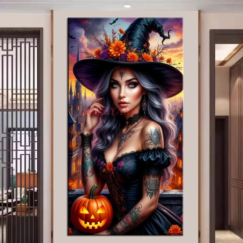 Halloween Witch and Pumpkin Picture DIY Diamond Painting Cross Stitch Full Drill Diamond Mosaic New Collection Home Decor
Halloween Witch and Pumpkin Picture DIY Diamond Painting Cross Stitch Full Drill Diamond Mosaic New Collection Home Decor