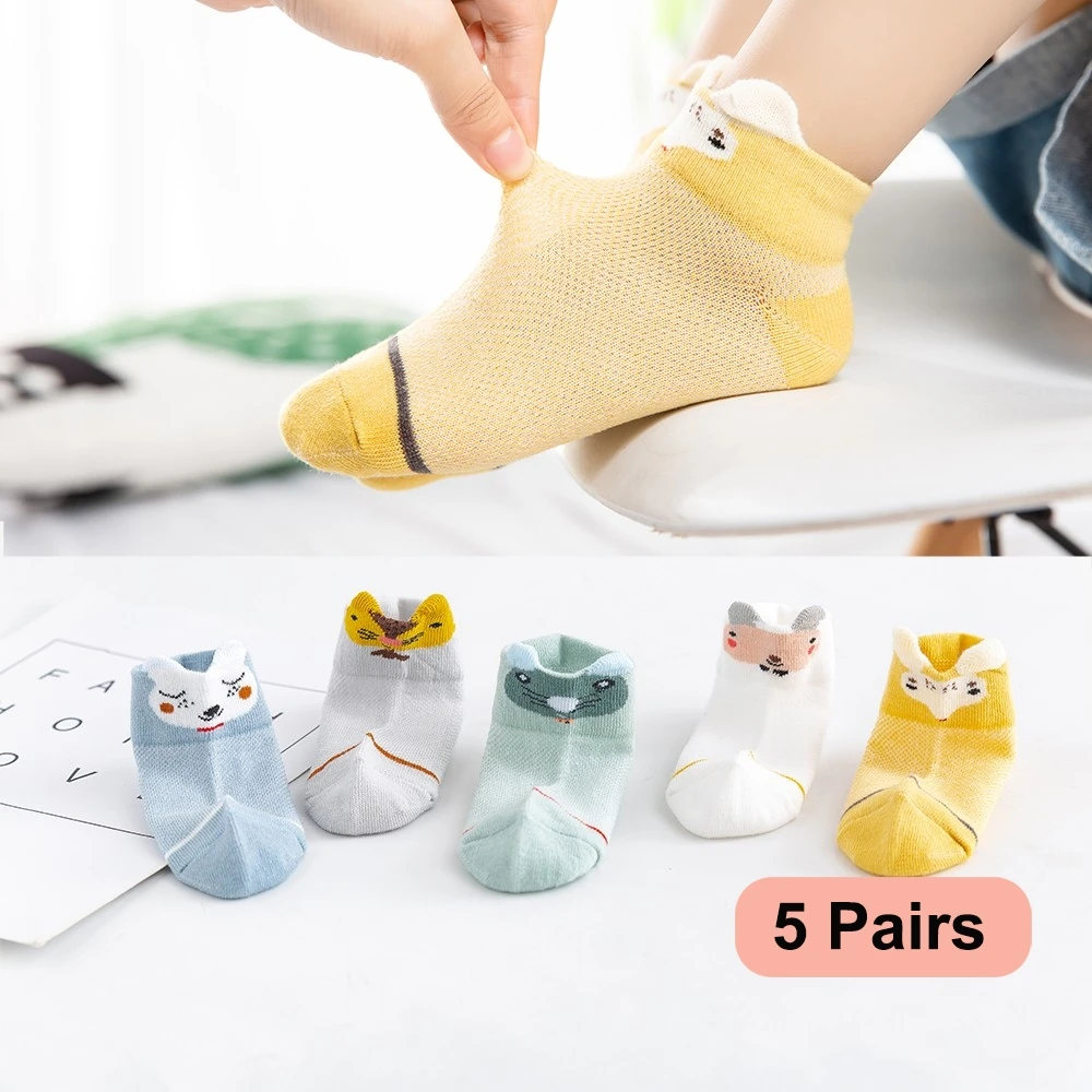 5Pairs/lot 0-2Y Baby Socks Summer Cotton 3D Cartoon Animal Kids Socks Girls Mesh Cute Newborn Boy Toddler Socks Baby
5Pairs/lot 0-2Y Baby Socks Summer Cotton 3D Cartoon Animal Kids Socks Girls Mesh Cute Newborn Boy Toddler Socks Baby