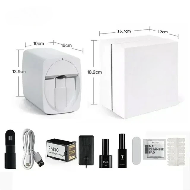 Smart Nail Printer 3D Portable Mobile Nail Painting Machine 2400DPI Printing Resolution Support WiFi/DIY for Home Nail Salon
Smart Nail Printer 3D Portable Mobile Nail Painting Machine 2400DPI Printing Resolution Support WiFi/DIY for Home Nail Salon