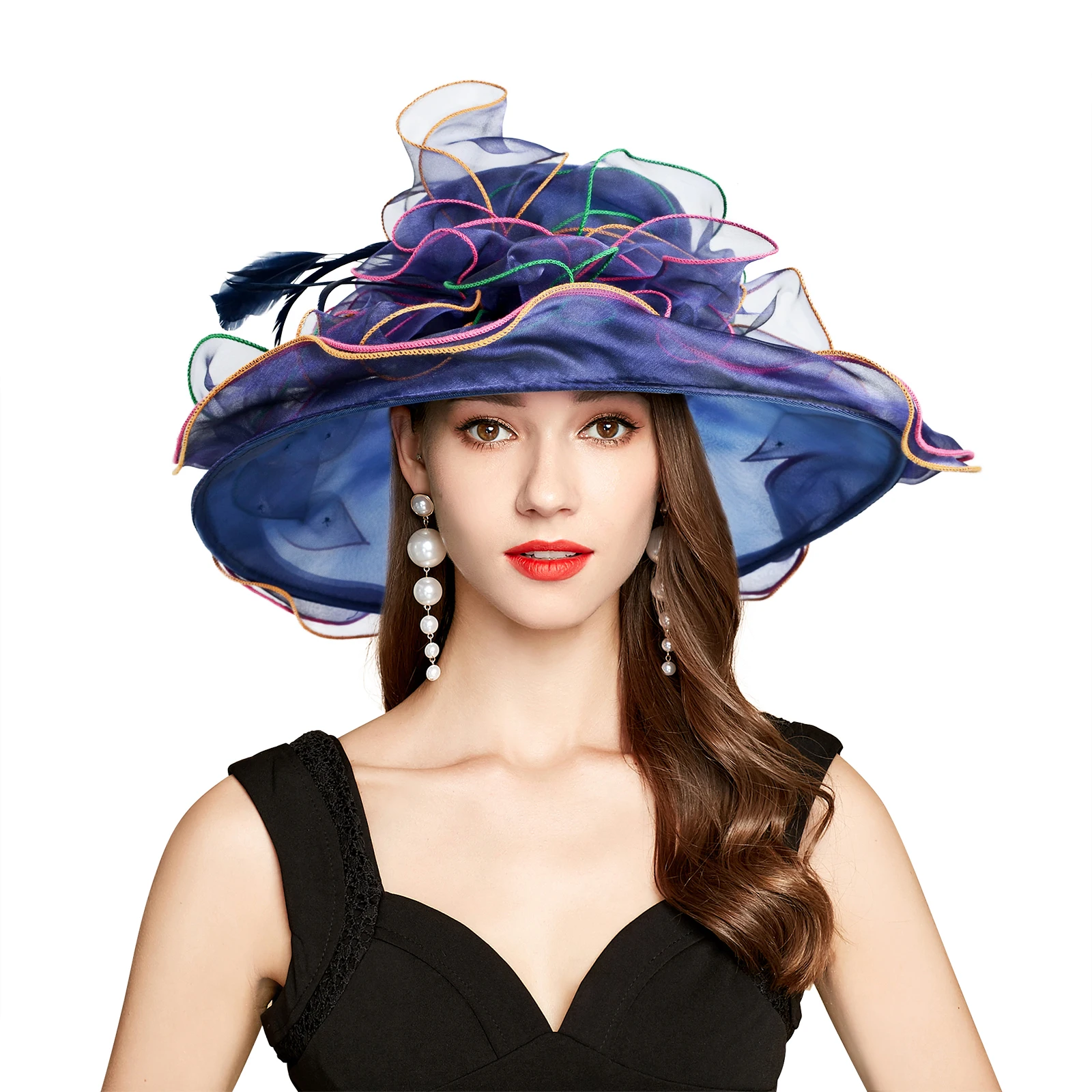 Elegant Organza Fascinator Hat with Feather Decoration for Women – Perfect for Weddings, Garden Parties, and Special Occasions
Elegant Organza Fascinator Hat with Feather Decoration for Women – Perfect for Weddings, Garden Parties, and Special Occasions
