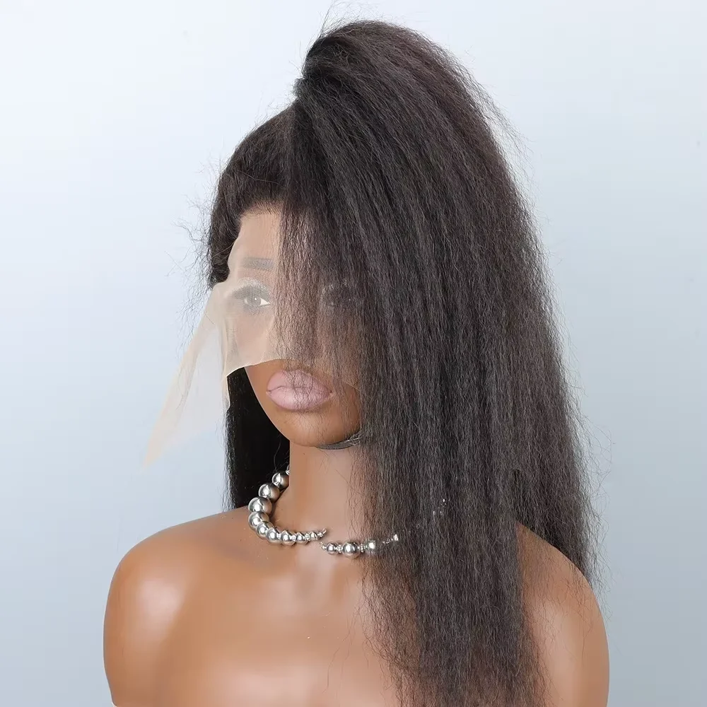 Soft Yaki 26 inch black 180 Density Kinky straight Lace Front Wig For Women With Baby Hair Synthetic Preplucked Glueless Daily
Soft Yaki 26 inch black 180 Density Kinky straight Lace Front Wig For Women With Baby Hair Synthetic Preplucked Glueless Daily