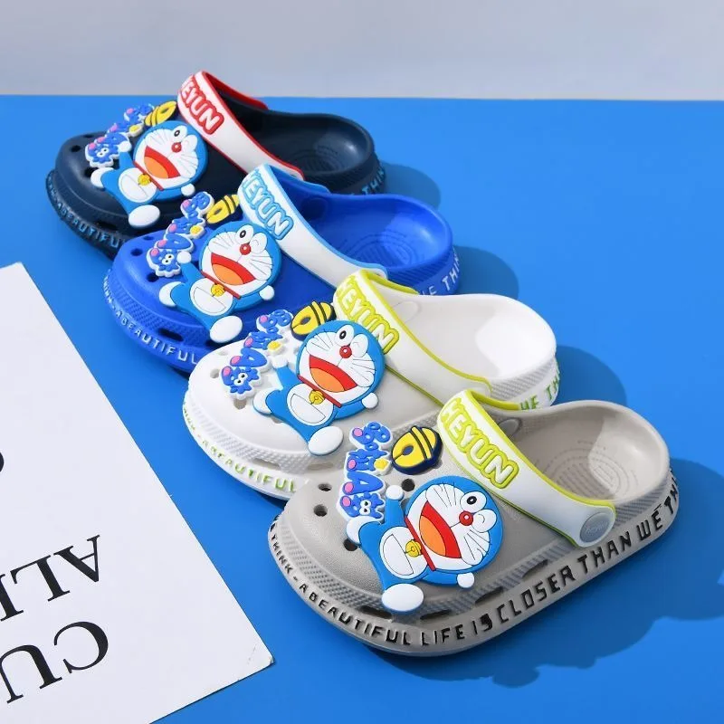 Сандалии Doraemon Jingle Cat из ЭВА, милые дышащие летние шлепанцы для дома и улицы, Нескользящие и без запаха, для студентов, пляжные тапочки
Сандалии Doraemon Jingle Cat из ЭВА, милые дышащие летние шлепанцы для дома и улицы, Нескользящие и без запаха, для студентов, пляжные тапочки