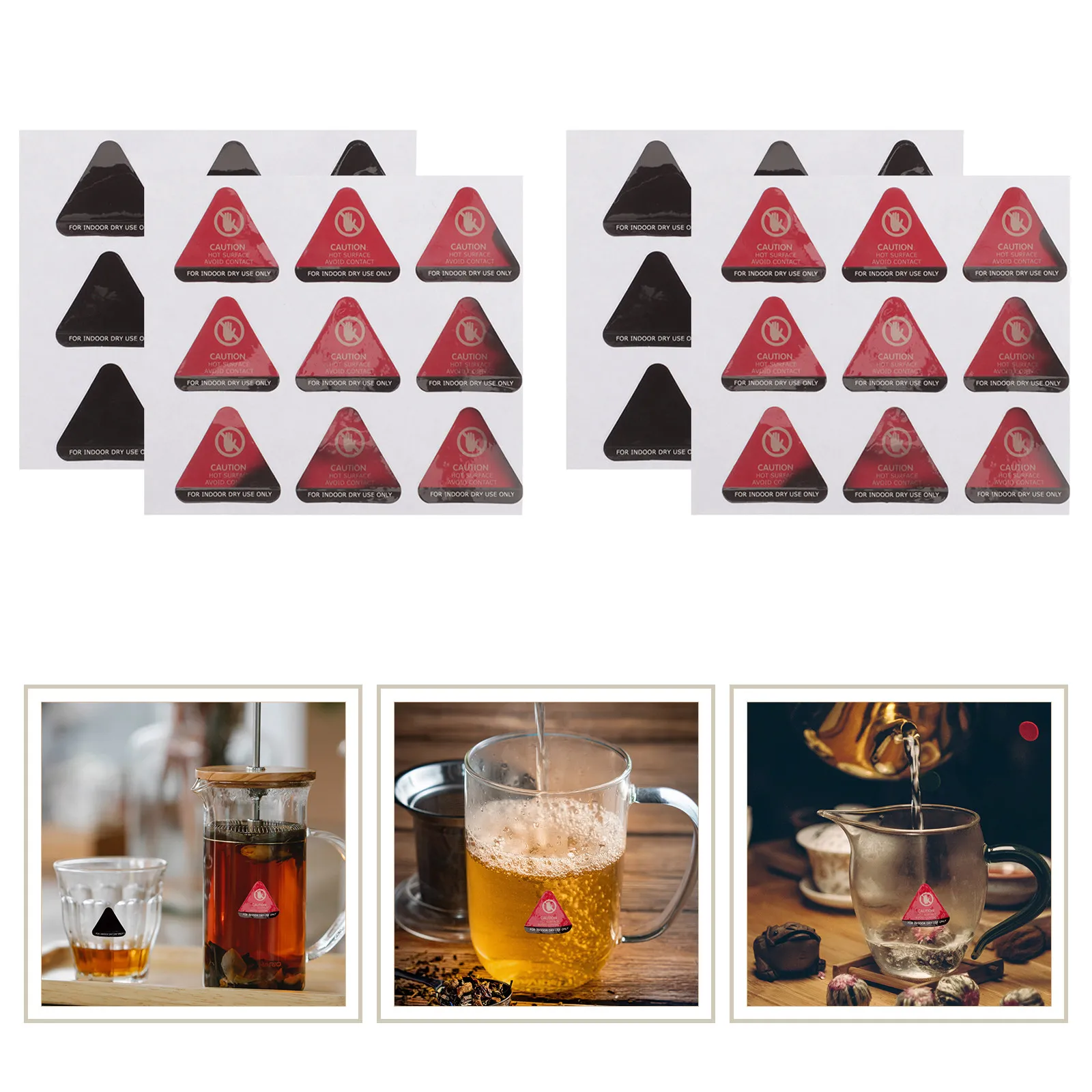 10Pcs Color Change Hot Surface Warning Stickers High Temperature Sensitive Scald Caution Labels Equipment Safety Signs
10Pcs Color Change Hot Surface Warning Stickers High Temperature Sensitive Scald Caution Labels Equipment Safety Signs