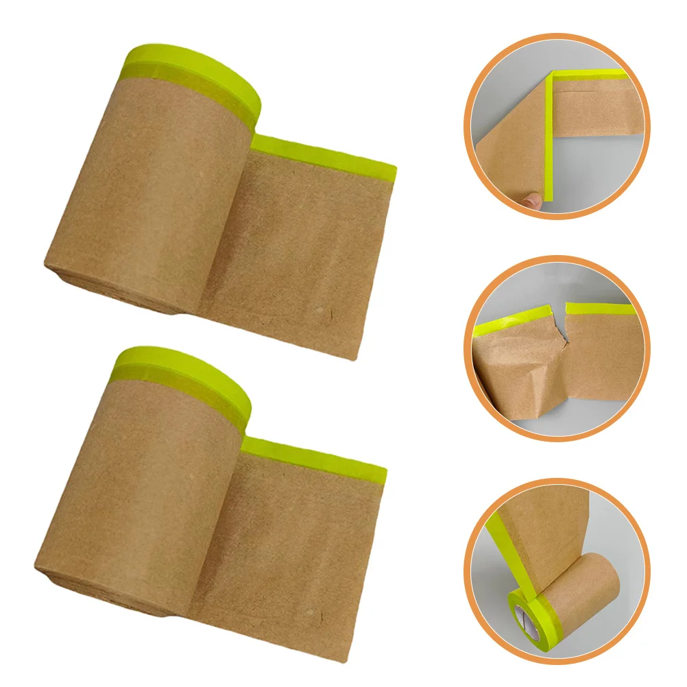 2 Rolls 11 Meters Kraft Masking For Painting Heavy Duty Protective Covering Roll Floor Furniture Automotive Upholstery Shelter
2 Rolls 11 Meters Kraft Masking For Painting Heavy Duty Protective Covering Roll Floor Furniture Automotive Upholstery Shelter
