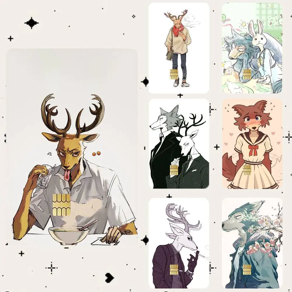 Cartoon Anime B-Beastars HD Waterproof Card Skins Protective Stickers for Credit Bank Game Cards
Cartoon Anime B-Beastars HD Waterproof Card Skins Protective Stickers for Credit Bank Game Cards