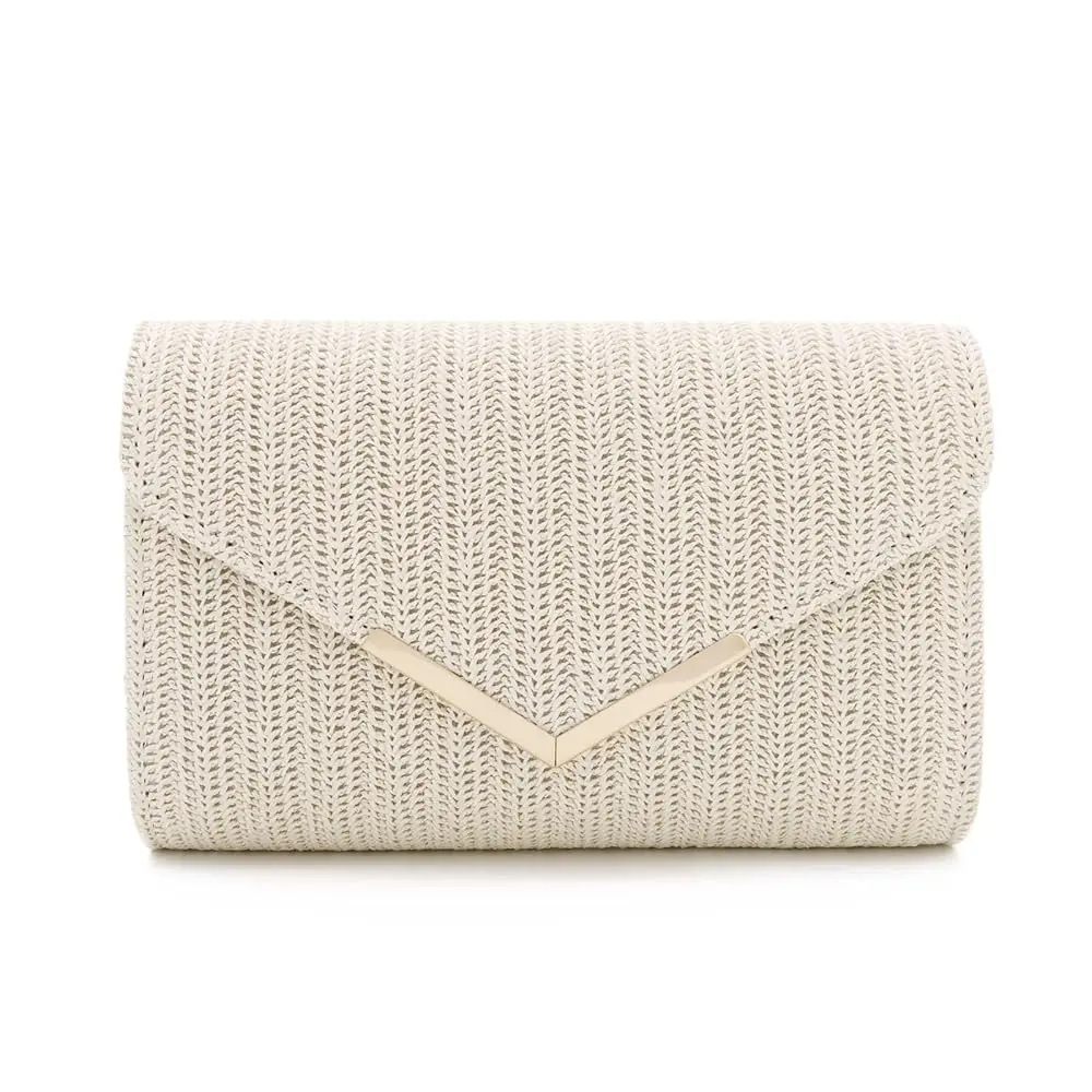 Straw Clutch Purses for Women Summer Beach Bag Woven Envelope Evening Handbag for Vacation
Straw Clutch Purses for Women Summer Beach Bag Woven Envelope Evening Handbag for Vacation
