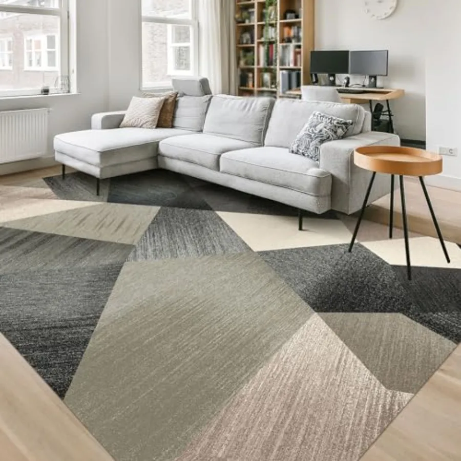 Living room and bedroom use, polyester blend, green, machine washable soft non-slip non-shedding geometric 5'x7' area rug
Living room and bedroom use, polyester blend, green, machine washable soft non-slip non-shedding geometric 5'x7' area rug
