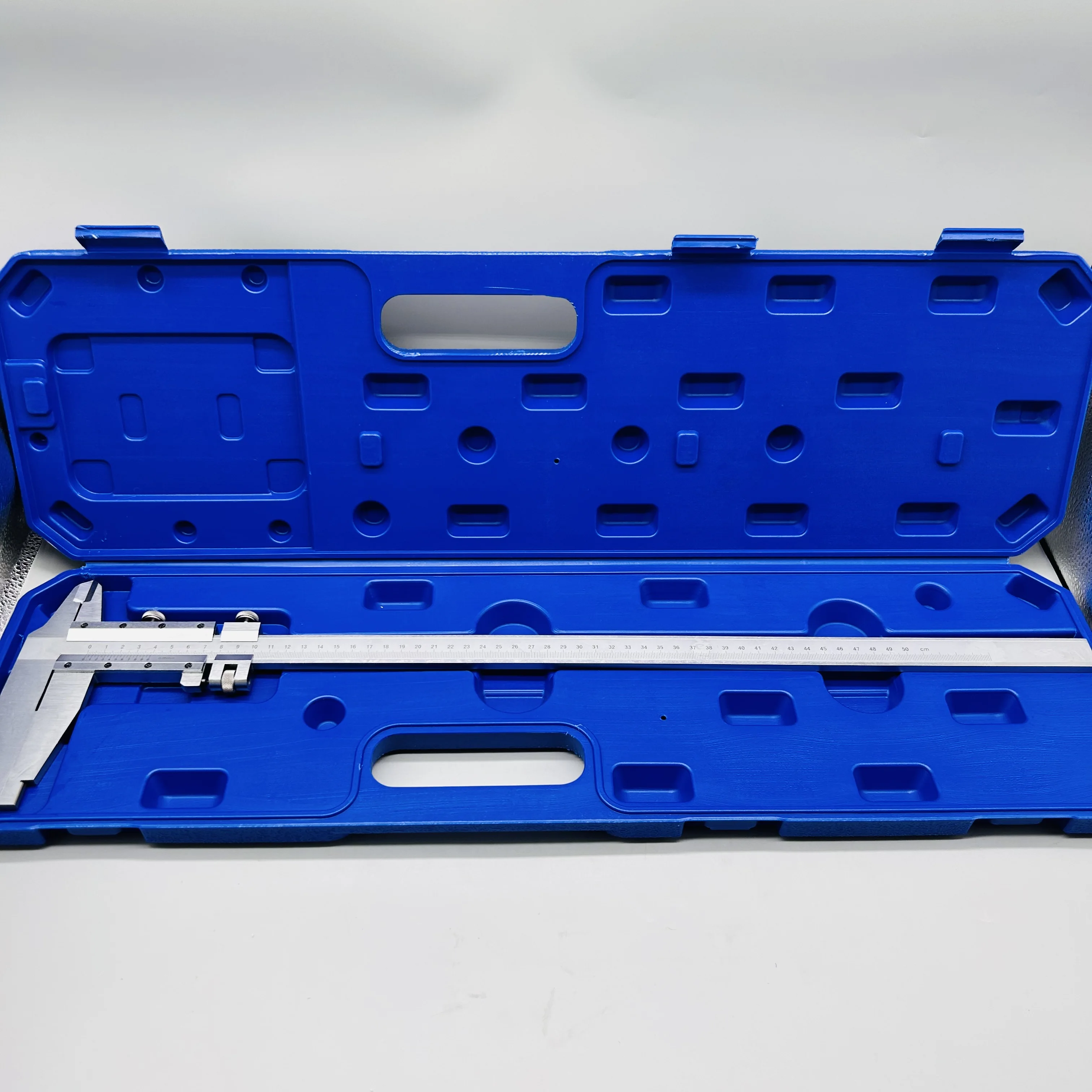 Высокоточный штангенциркуль III типа, 500 мм, точность 0,05 мм, из нержавеющей стали, с футляром
Высокоточный штангенциркуль III типа, 500 мм, точность 0,05 мм, из нержавеющей стали, с футляром