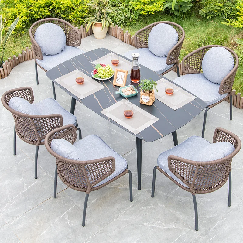 Outdoor table and chair courtyard leisure rattan chair combination outdoor terrace rattan table and chair
Outdoor table and chair courtyard leisure rattan chair combination outdoor terrace rattan table and chair